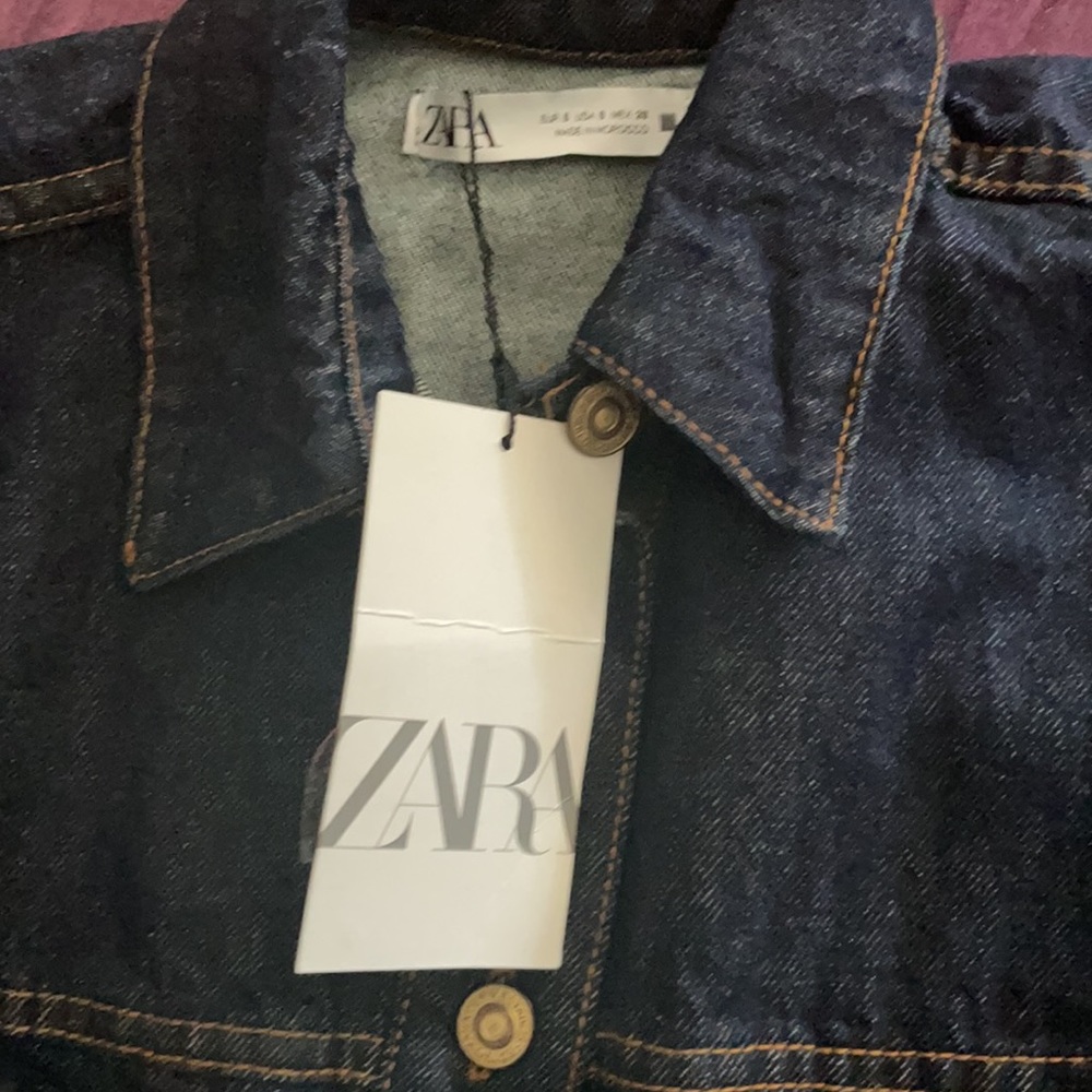 New Zara‎ blue denim overshirt - Picture 10 of 10
